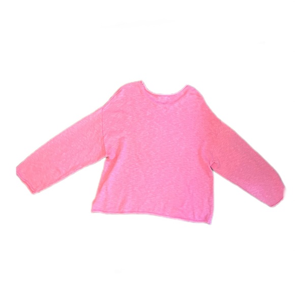 Promesa Smiley Face Graphic Lightweight Graphic Sweater - Picture 2 of 6